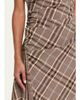 SIMKHAI Burke Plaid Cowl-Neck Maxi Dress - 5