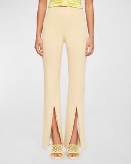 SIMKHAI Chase Flared Split-Hem Pants