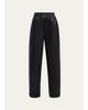 SIMKHAI Corrine Leather Pull-On Pants - 1