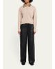 SIMKHAI Corrine Leather Pull-On Pants - 2