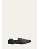 SIMKHAI Danna Leather Scrunched Loafers - 1