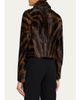 SIMKHAI Daria Zebra Calf Hair Jacket - 3