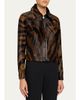 SIMKHAI Daria Zebra Calf Hair Jacket - 4