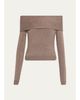 SIMKHAI Delphia Off-Shoulder Wool Top - 1