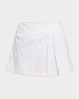 SIMKHAI Devlin Poplin Mini Skirt