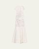 SIMKHAI Eloisa Floral-Embroidered Mesh Mermaid Gown - 1