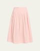 SIMKHAI Elora Poplin Midi Skirt - 1