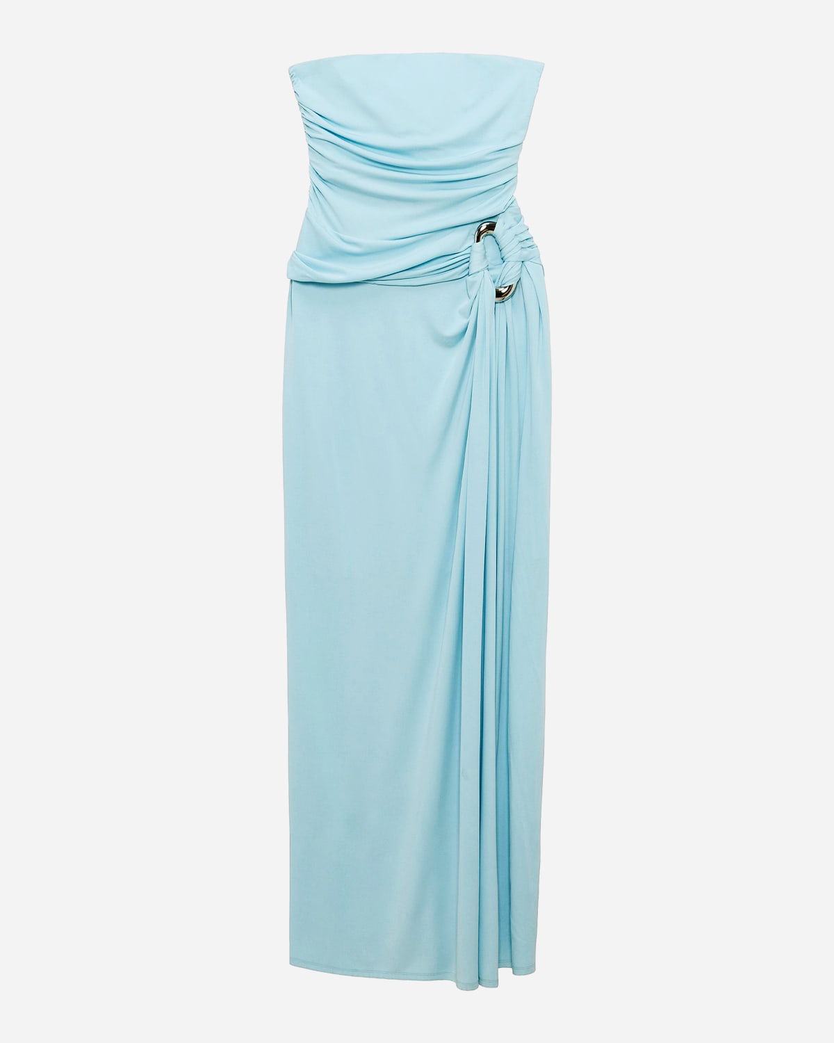 SIMKHAI Emma Strapless Jersey Bustier Maxi Dress