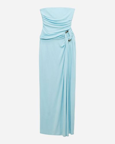 SIMKHAI Emma Strapless Jersey Bustier Maxi Dress