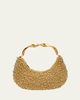 SIMKHAI Evelyn Crescent Beaded Top-Handle Bag - 1