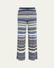 SIMKHAI Farrah Striped Knit Pants - 1