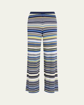 SIMKHAI Farrah Striped Knit Pants
