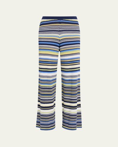 SIMKHAI Farrah Striped Knit Pants