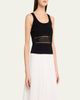 SIMKHAI Fitzgerald Open-Work Tank Top - 4