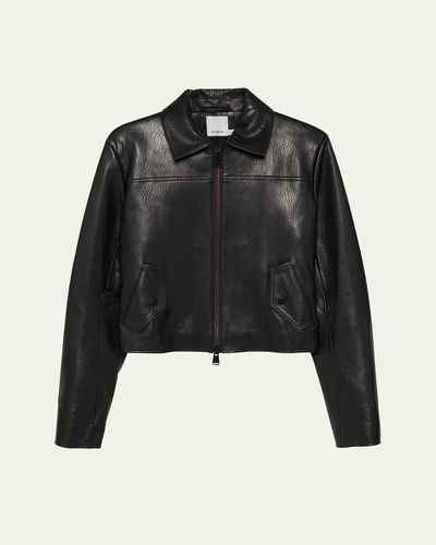 SIMKHAI Freeman Leather Jacket