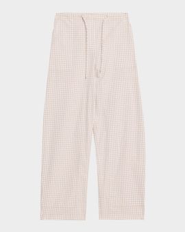 SIMKHAI Gingham Drawstring Pants