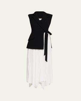 SIMKHAI Helena Combo Sleeveless Maxi Dress