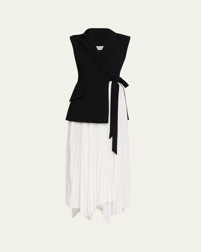 SIMKHAI Helena Combo Sleeveless Maxi Dress