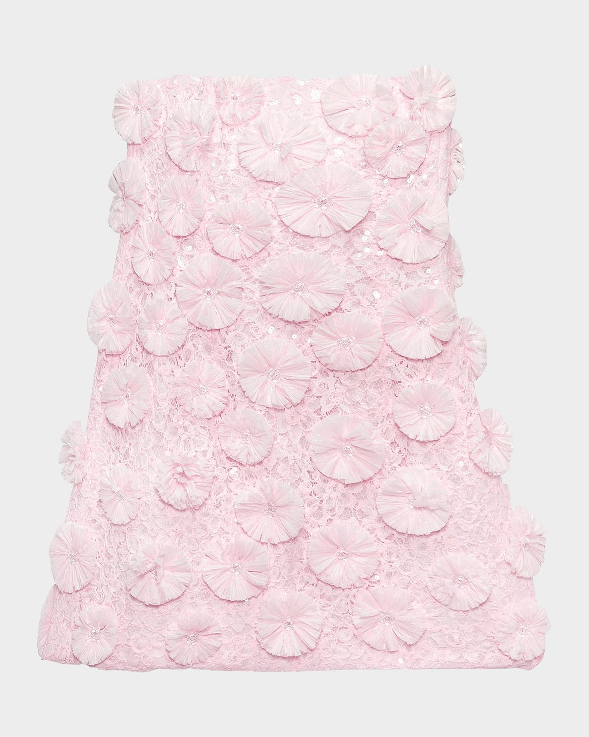 SIMKHAI Holland Floral Strapless Mini Dress