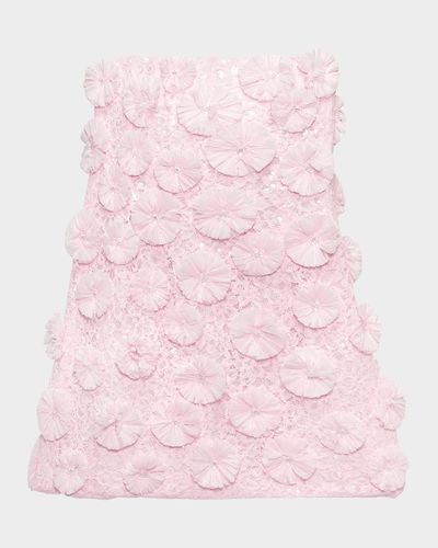 SIMKHAI Holland Floral Strapless Mini Dress