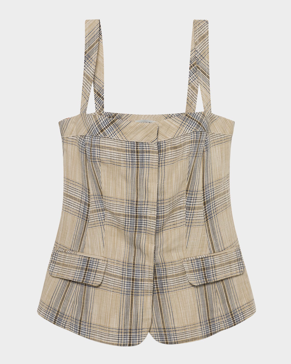 SIMKHAI Jessie Plaid Vest