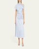 SIMKHAI Joanna Asymmetric Satin Midi Dress - 2