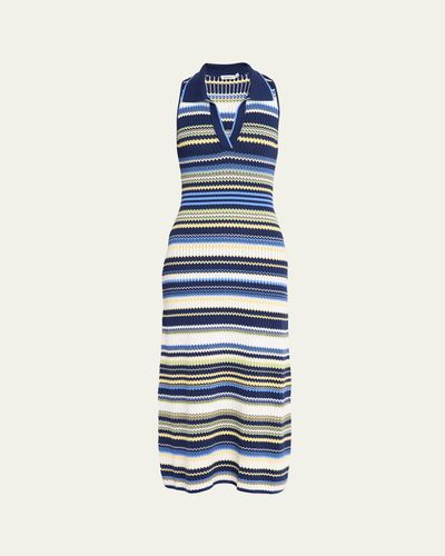 SIMKHAI Kerrin Striped Knit Maxi Dress