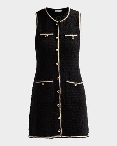 SIMKHAI Kerris Rib-Knit Sheath Mini Dress