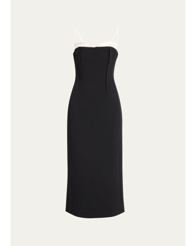 SIMKHAI Kristen Column Midi Dress