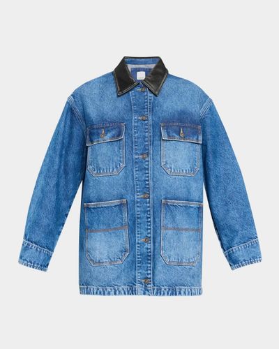 SIMKHAI Larz Denim Chore Jacket