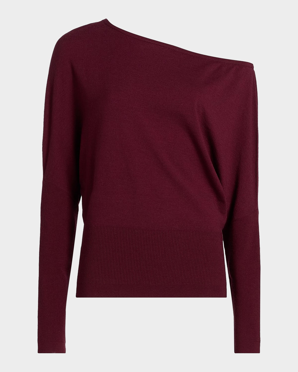 SIMKHAI Lavina One-Shoulder Sweater
