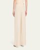 SIMKHAI Leroy Pleated Wide-Leg Pants - 3