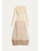 SIMKHAI Maril Mixed Media Bubble Midi Dress - 1