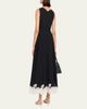 SIMKHAI Mira Cotton Faille Lace Midi Dress - 3