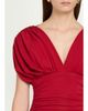 SIMKHAI Norvelle Ruched Cap-Sleeve Gown - 5