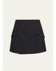 SIMKHAI Payton Mini Wrap Skirt - 1