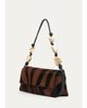SIMKHAI Piedra Zebra-Print Calf Hair Shoulder Bag - 2