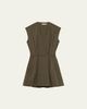 SIMKHAI Sefi V-Neck Cotton Mini Dress - 1