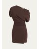 SIMKHAI Shania Asymmetric Wool Mini Dress - 1