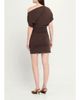 SIMKHAI Shania Asymmetric Wool Mini Dress - 3