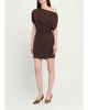 SIMKHAI Shania Asymmetric Wool Mini Dress - 4