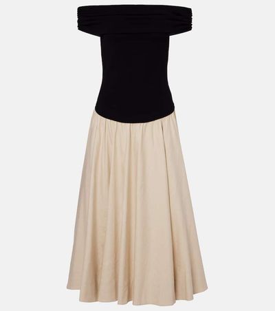 Simkhai Simkhai Adaline linen-blend midi dress