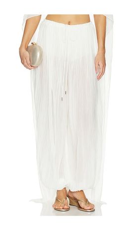 SIMKHAI SIMKHAI Afton Crinkle Jersey Balloon Pant