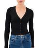 SIMKHAI SIMKHAI Ailany Shrunken Cardigan Black - 1