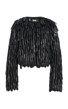 SIMKHAI SIMKHAI Ailise Leather Jacket