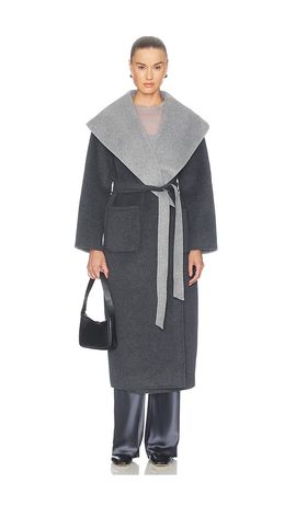 SIMKHAI SIMKHAI Allura Reversible Belted Coat