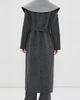 SIMKHAI SIMKHAI Allura Reversible Belted Double-Faced Wool Coat Charcoal Multi - 3