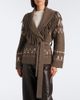Simkhai Simkhai Anaise Fair Isle wool-blend wrap cardigan - 2