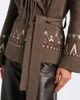Simkhai Simkhai Anaise Fair Isle wool-blend wrap cardigan - 4