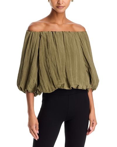 Simkhai Simkhai Anni Off-the-Shoulder Blouson Top